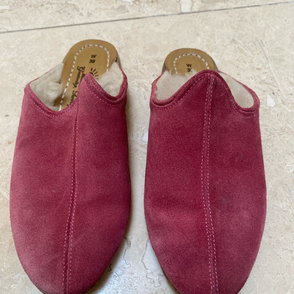 Sabah Babas - Vintage Rose with Shearling - Size 39